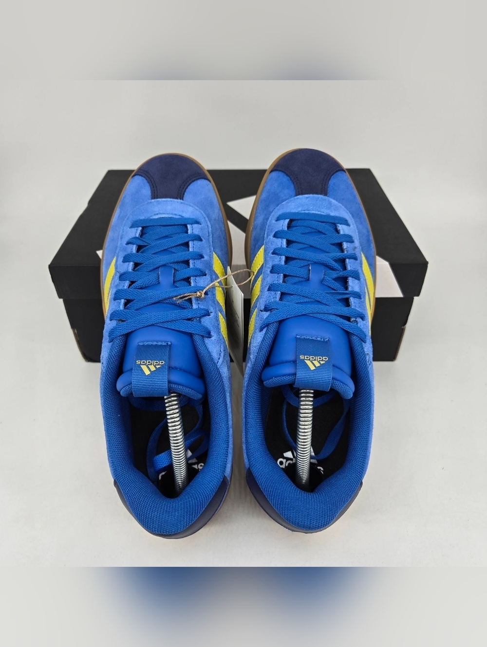 adidas Men's VL Court 3.0 JP5286 Bright Royal Pure Sulfur Shoes Size 10 New - Picture 5 of 8